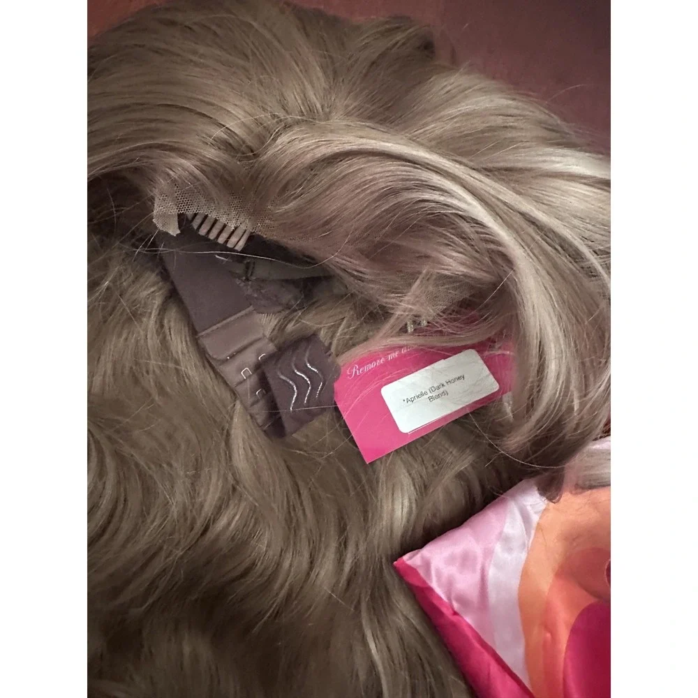 Aprielle Dark Honey Blend Standard - CSC Lace Wavy Long Wig - Chelsey Smith